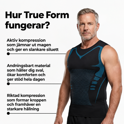 Trueform - Formende kompresjonsundertrøye for menn