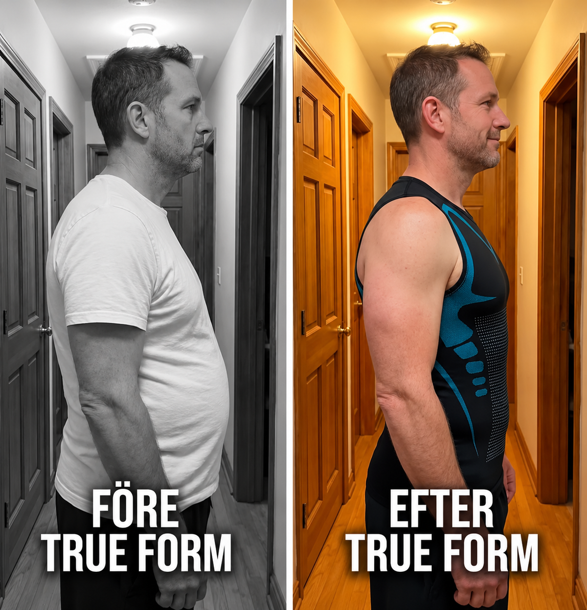 Trueform - Formende kompresjonsundertrøye for menn